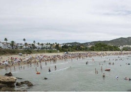 Playa de Las Fuentes en Alcocéber.