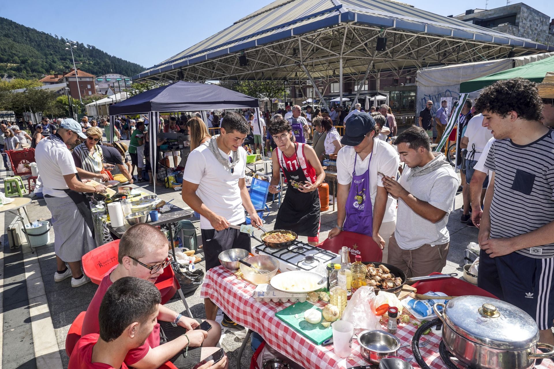 Concurso gastronómico de las fiestas de Llodio