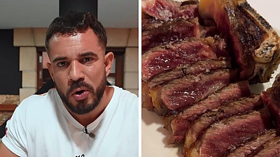 La chuleta de un asador vasco que ha enamorado al influencer 'Cenando con Pablo': «Aquí saben lo que hacen»