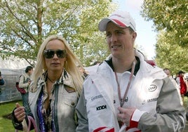 Ralf Schumacher y Cora Brinkmann.