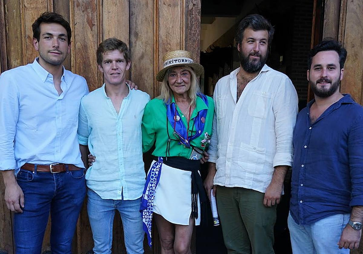 Manuel Chopera, Borja Jiménez, Alicia Martínez, Gonzalo Rueda y Pablo Martín.