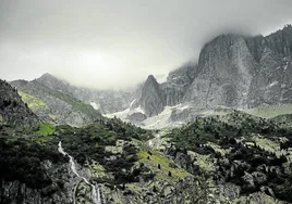 Zona de los picos Aiguilles, en el macizo del Mont Blanc, en el área donde se produjo el accidente.