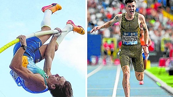 Duplantis e Ingebrigtsen se regalan dos nuevos récords