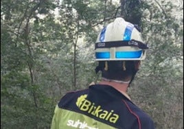 Imágenes del rescate del cuerpo.