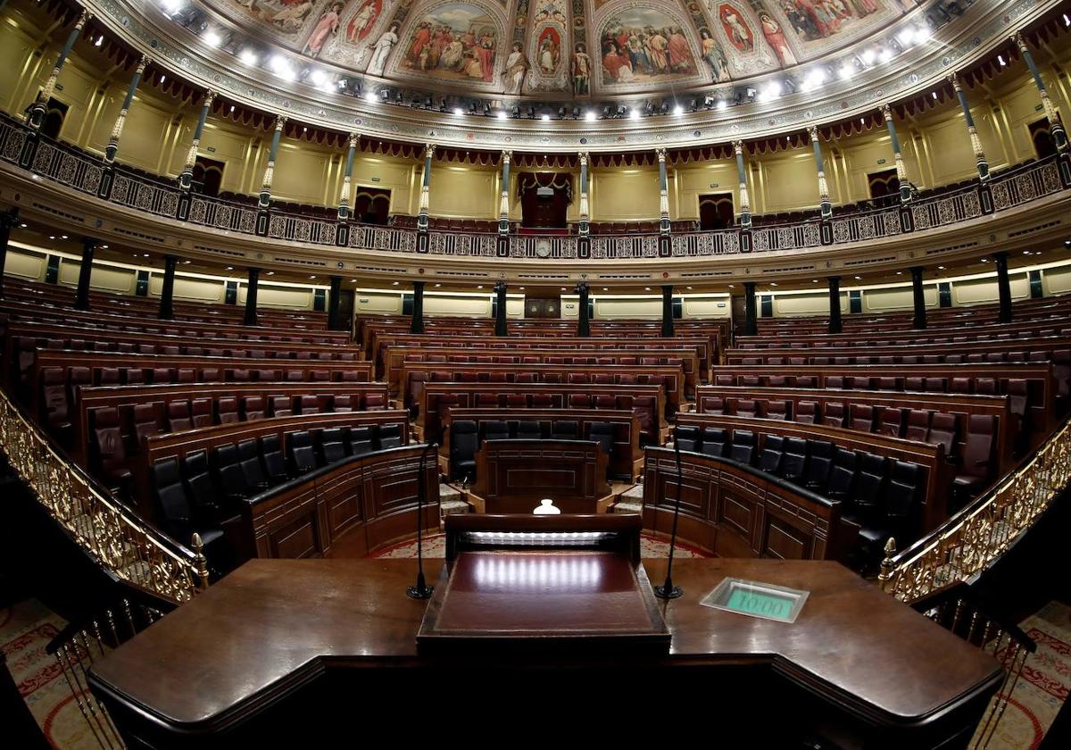 Vista general del Congreso de los Diputados.