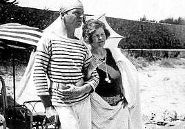 La pareja en Antibes(1926).