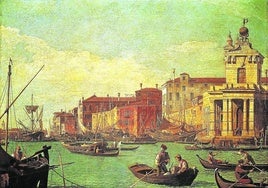 'La Aduana y el canal de la Giudecca', de Canaletto (mediados del siglo XVIII).