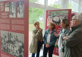 Pilar García de Salazar, Miren Fernández de Landa, Sonia Díaz de Corcuera y Fernando Casi.