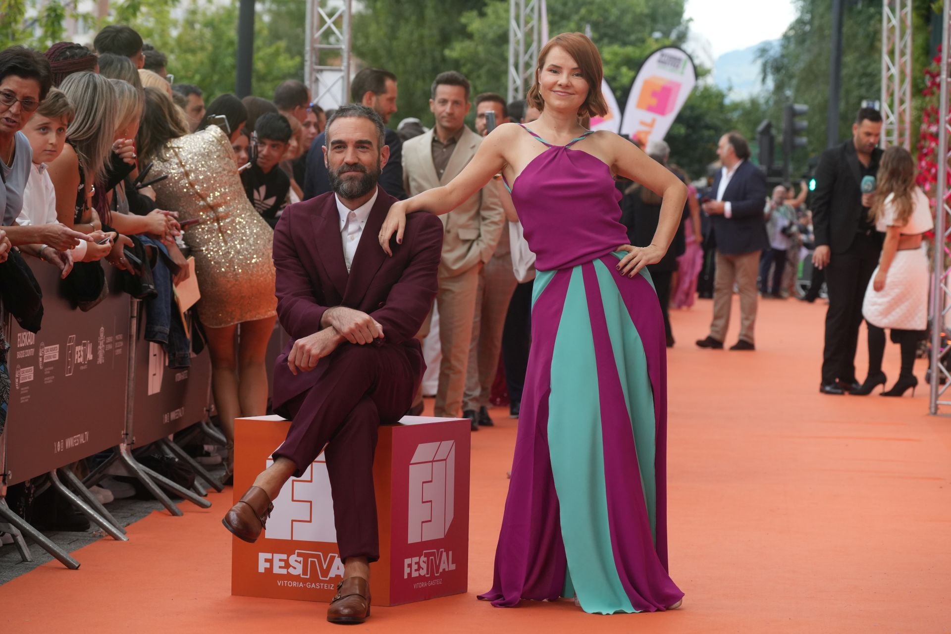 Las mejores imágenes de la alfombra naranja del FesTVal