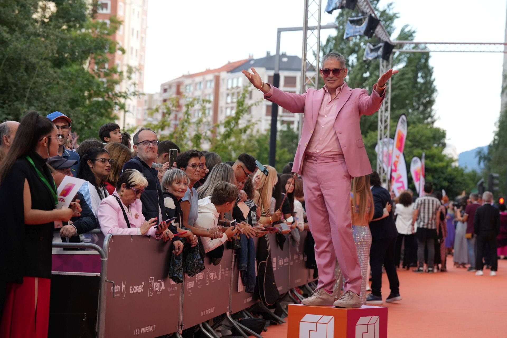 Las mejores imágenes de la alfombra naranja del FesTVal