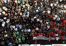 Imagen de la protesta de los trabajadores de Audi el pasado mes de agosto.