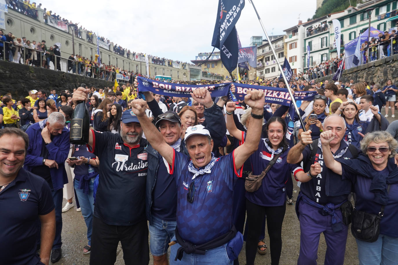 Exhibición de Urdaibai que se lleva la Bandera de La Concha