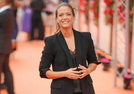 María Casado en la Gala de clausura de la XVI edición del FesTVal en Vitoria.