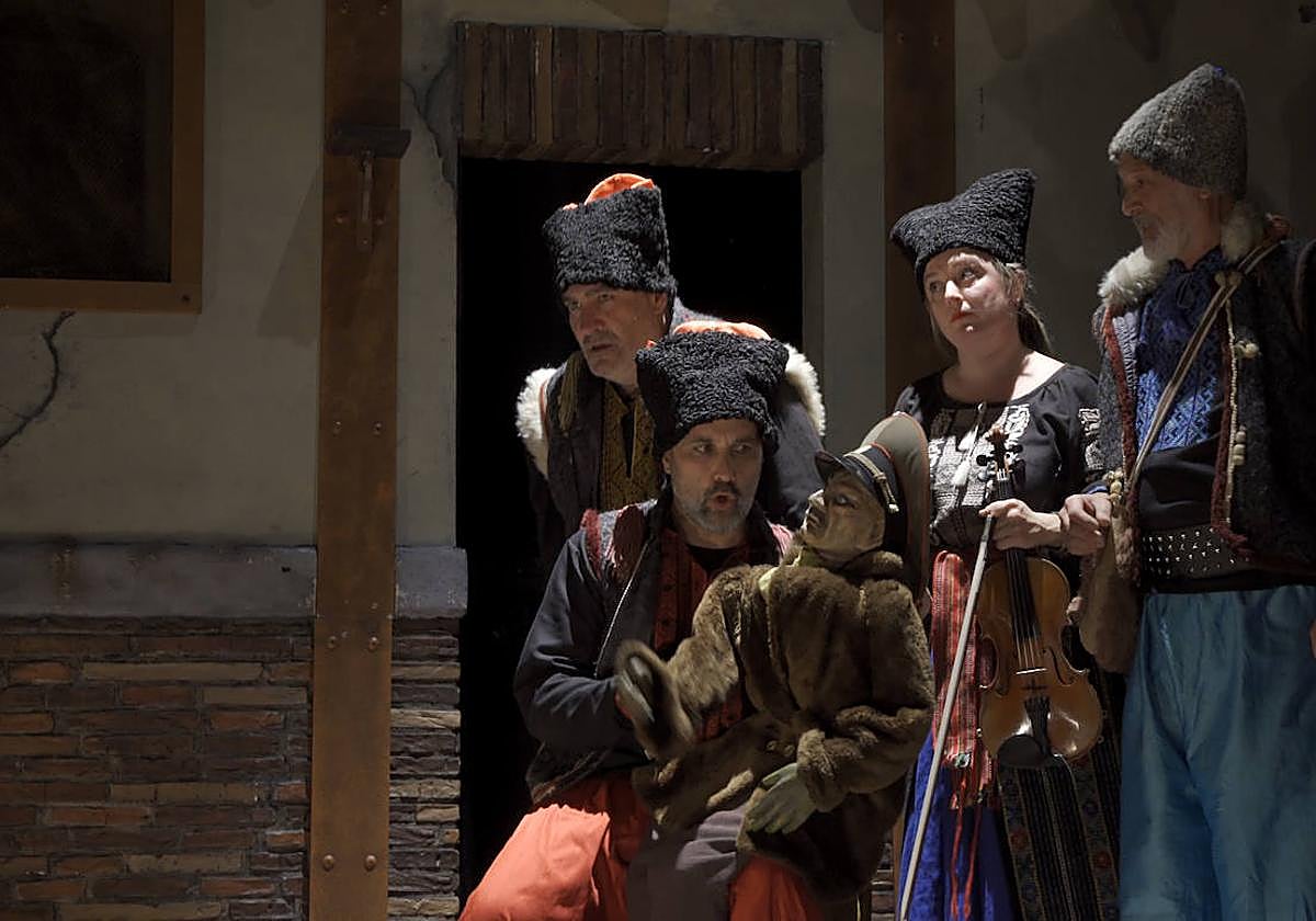 Un instante de la obra 'Un día feliz', que llega a finales de mes a Pabellón 6.