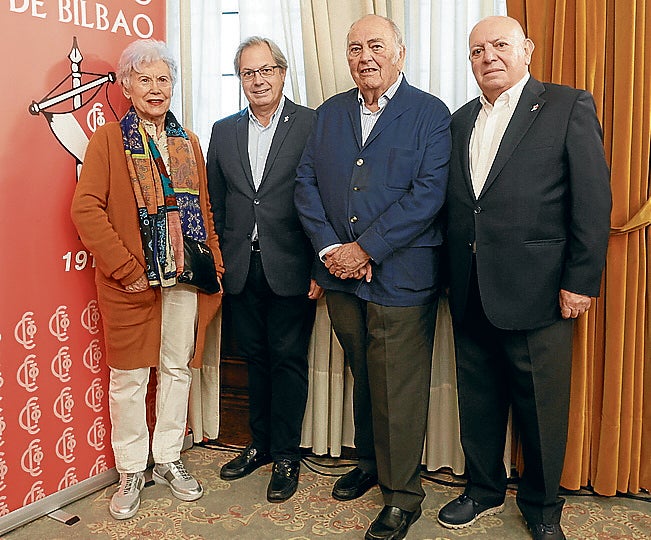 Esperanza Pardo, Sabino Gutiérrez, Antonio Barandiarán y Víctor Gómez.