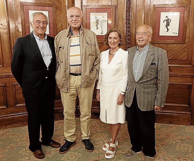 José Domingo Ampuero, Ángel Santamaría, Miren Lauzirika y Jesús Sánchez. 