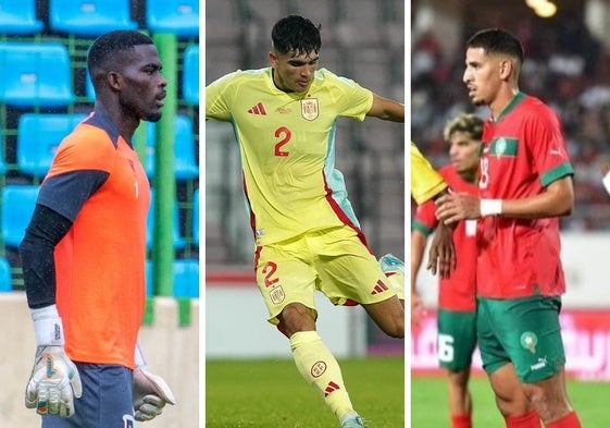 Owono, Novoa y Abqar, con Guinea Ecuatorial, España sub-21 y Marruecos.