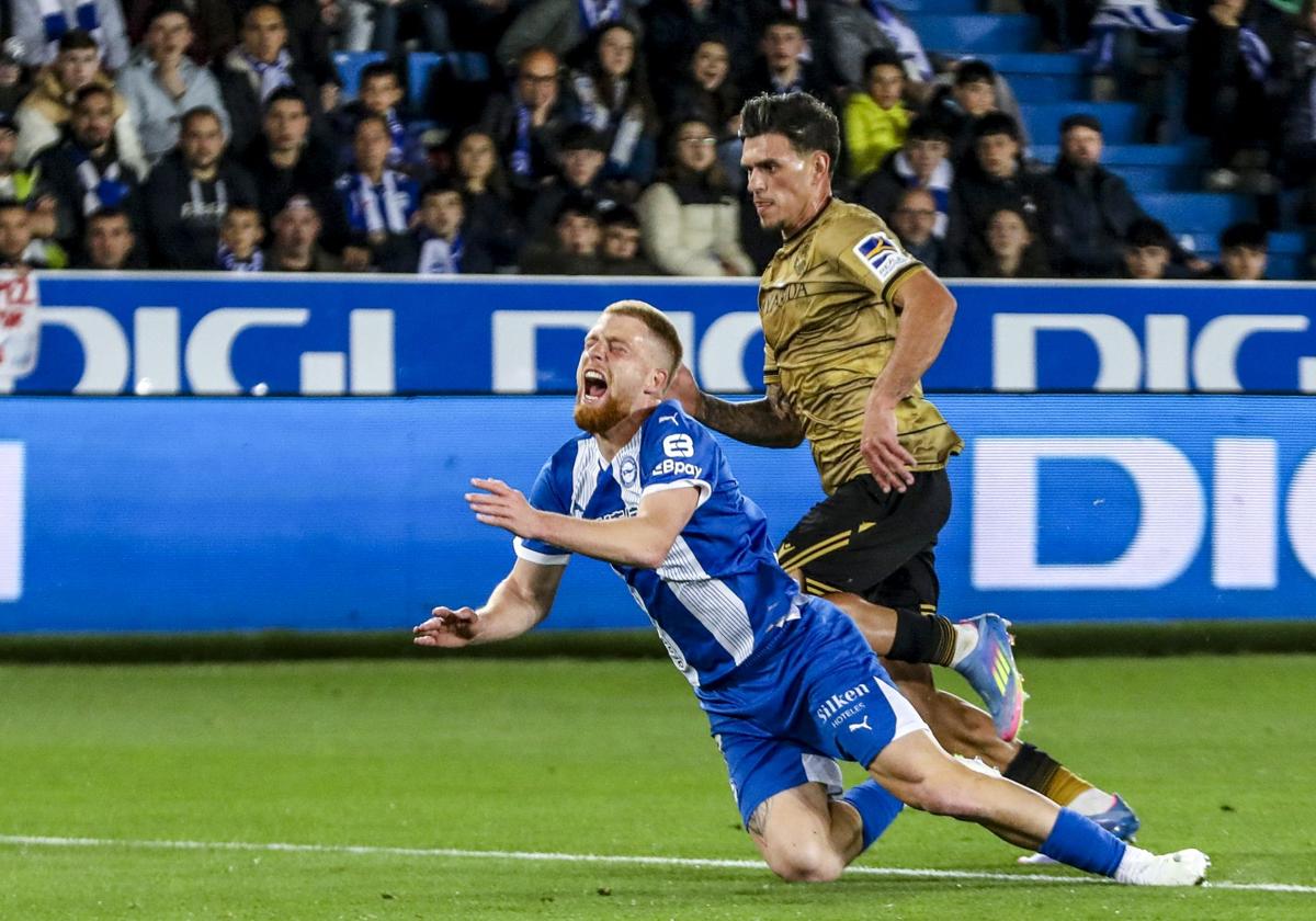 Carlos Vicente, MVP albiazul del Alavés-Real Sociedad. ¿Quién ha sido el mejor para ti? Vota aquí