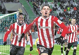 Nico Serrano marcó el gol que dio la victoria al Athletic.