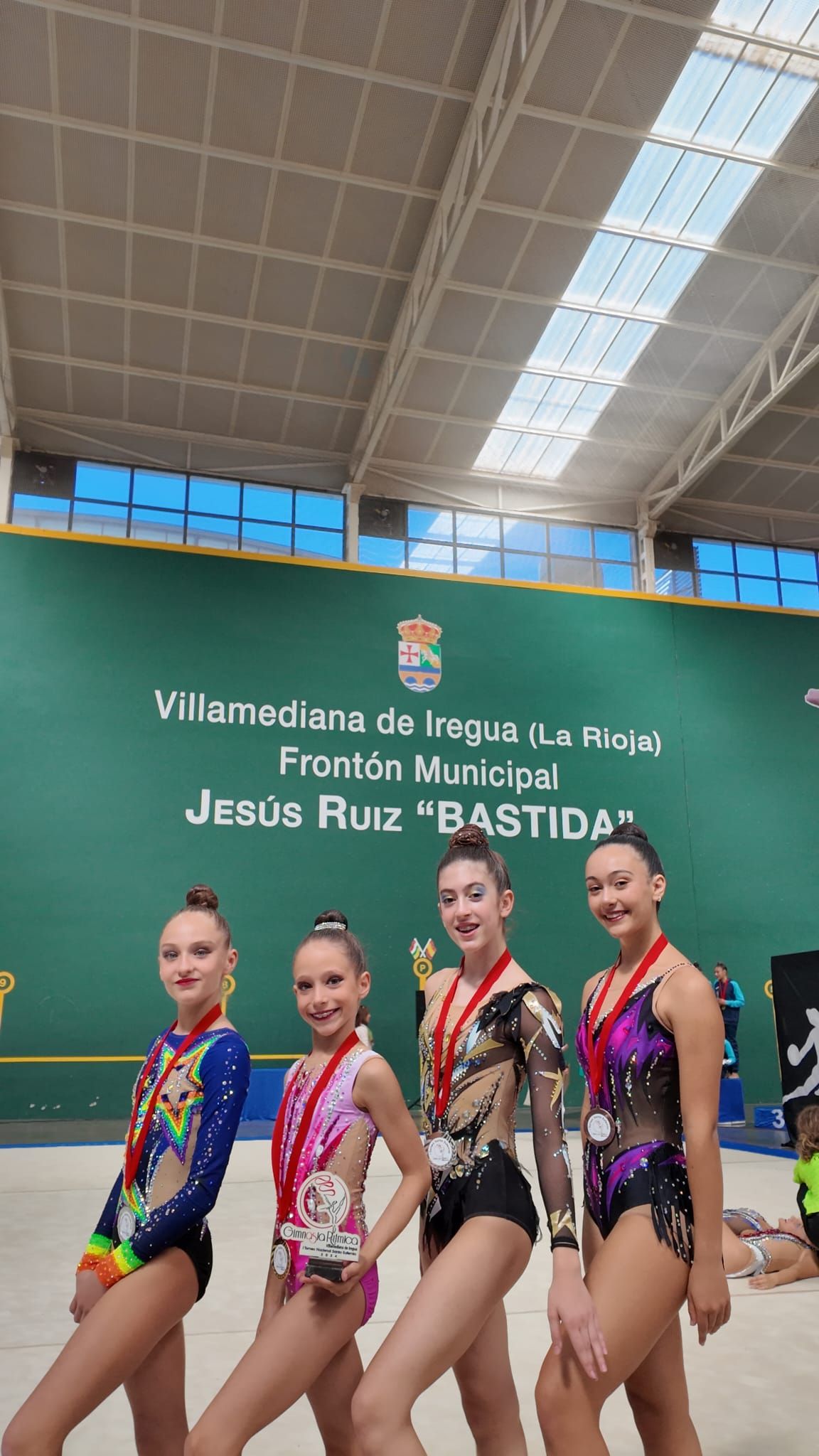 Las cuatro representantes alavesas que tomaron parte en el Campeonato