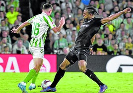 Haller, en su debut con el Leganés ante el Betis