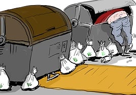 La tira de Cerrajería y las bolsas compostables