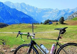 Vista desde el final de la carretera.