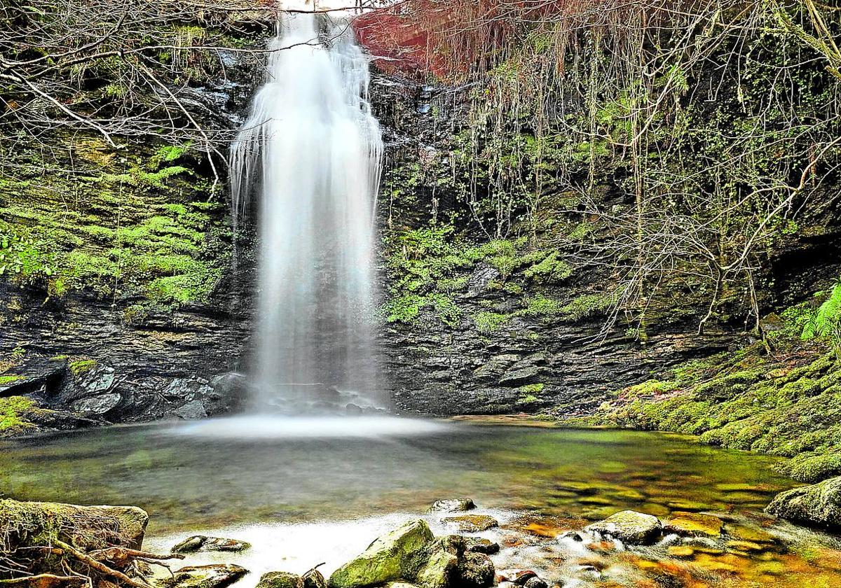 Las cascadas de Lamiñe se han convertido en una joya de Cantabria.