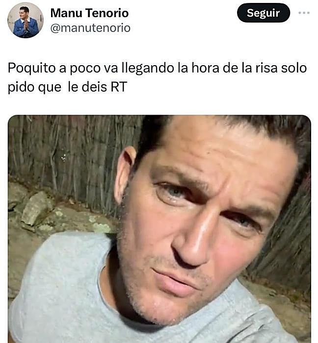 Captura del vídeo borrado de Manu Tenorio