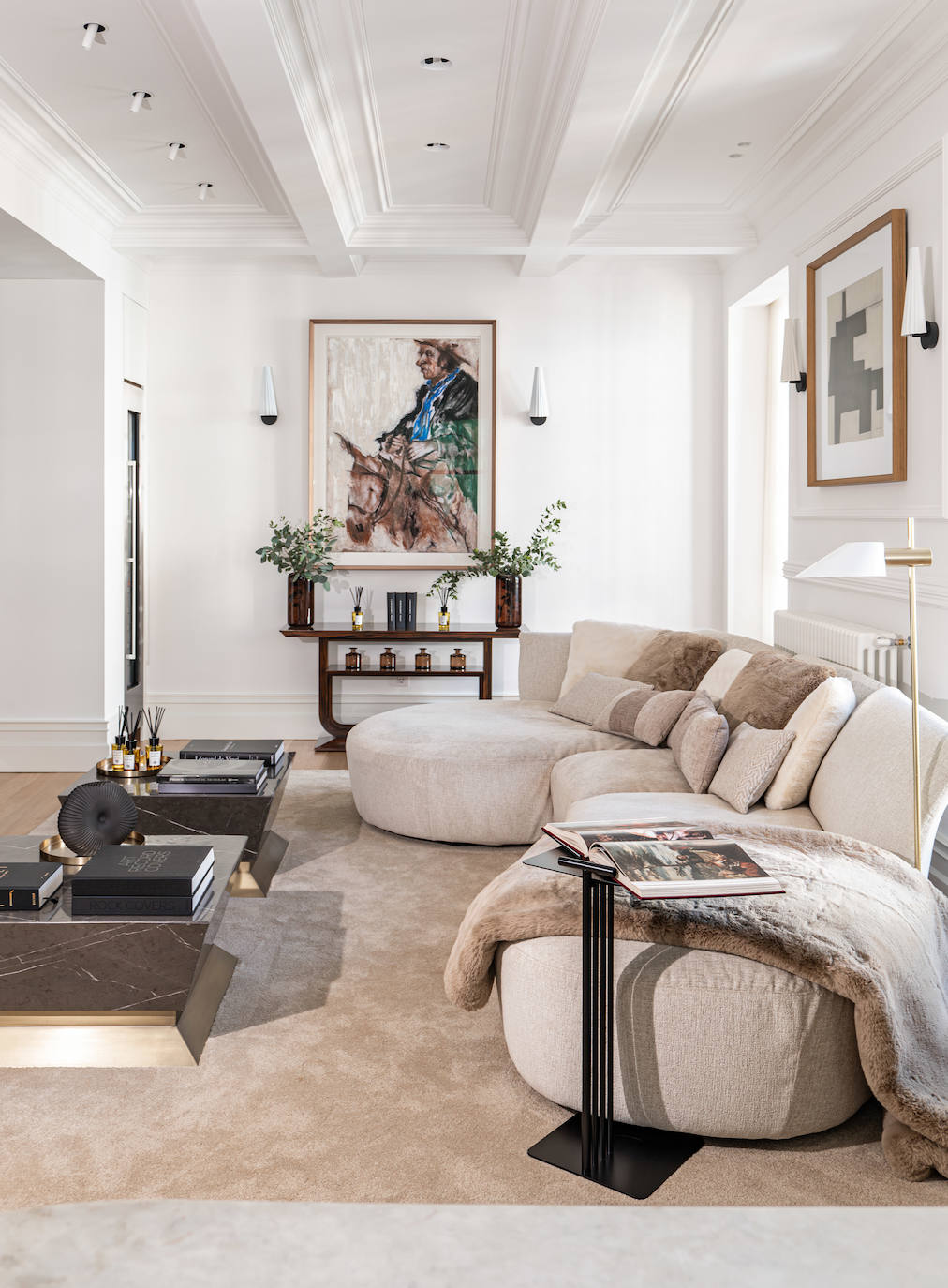 La vivienda de una familia en el Ensanche bilbaíno con más de 100 años de historia y toque moderno