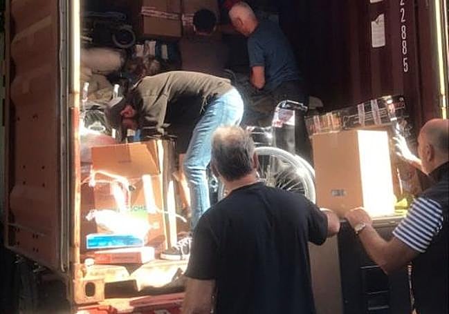 En 2022 se envió un contenedor con material ortoprotésico