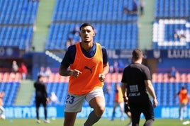 Benavídez calienta en el Coliseum.