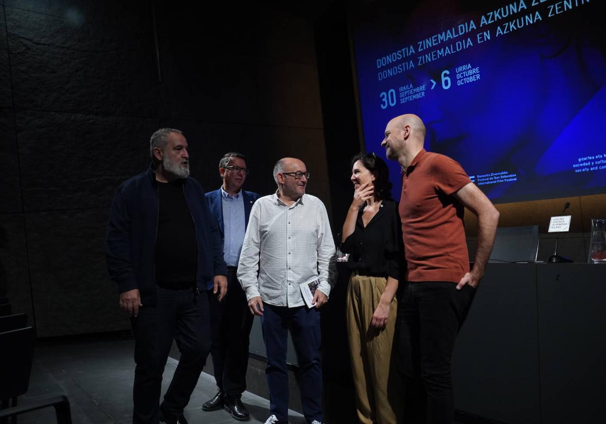 El director del Zinemaldia, José Luis Rebordinos, ha acudido a Bilbao a presentar la selección de cintas que se proyectan en Azkuna Zentroa.