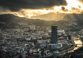 Imagen panorámica de Bilbao.