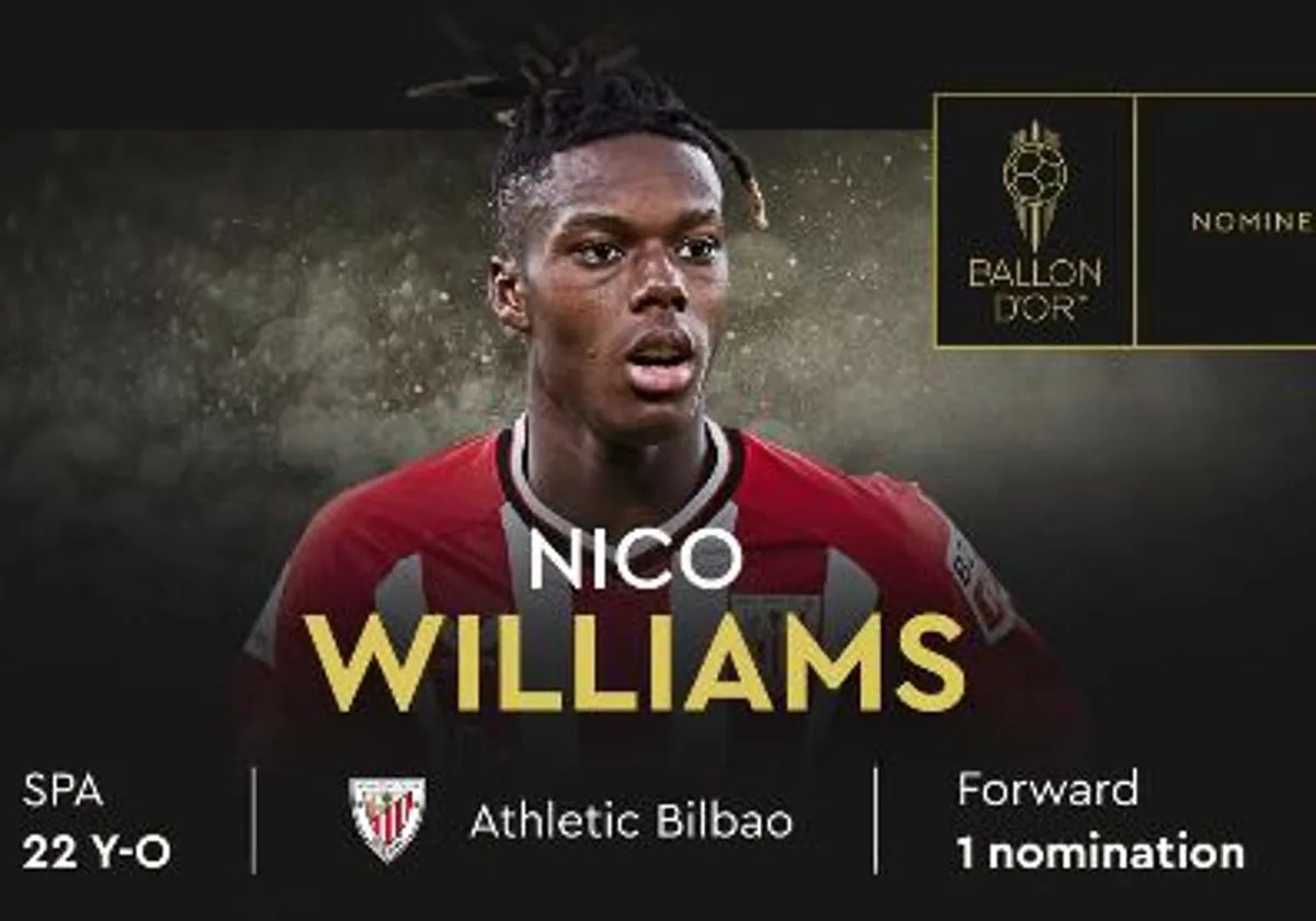 El Balón de Oro publica los méritos de Nico para ganar el premio