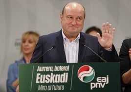 El presidente del EBB del PNV, Andoni Ortuzar.