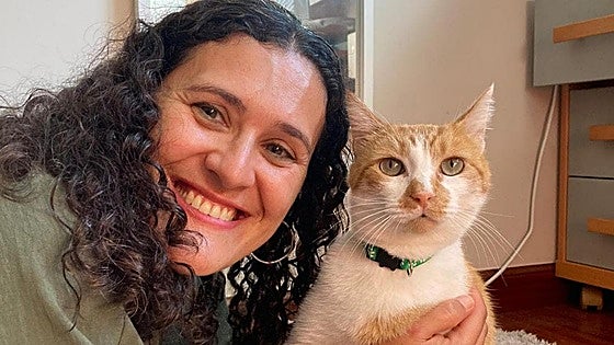 La odisea con final feliz de Simba, el gato de una familia de Amorebieta perdido durante 14 meses en Logroño