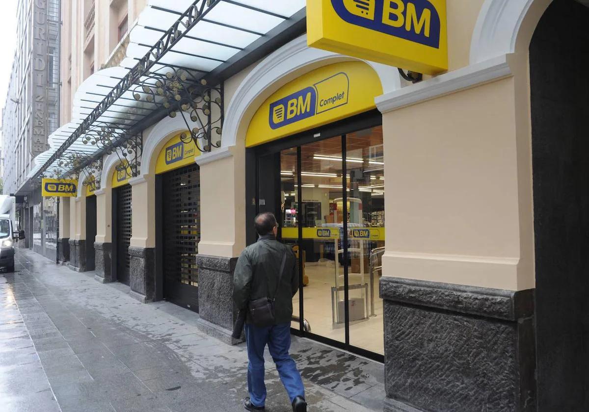 Supermercado BM en Vitoria.