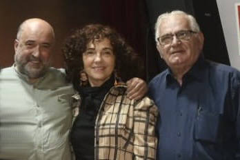 Mikel Delika, Elisa Rueda y Eloy González Gavilán.