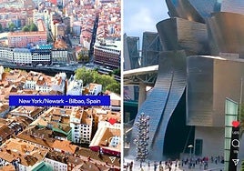 United Airlines vende su vuelo Loiu-Nueva York con los pintxos, el Guggenheim y Bilbao La Vieja como reclamos