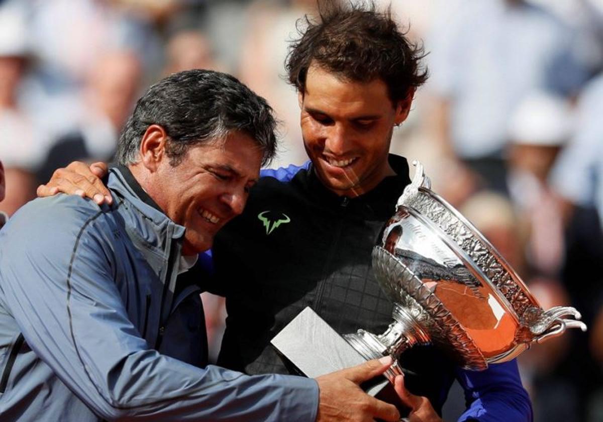 La reacción de Toni Nadal cuando comparan a Fernando Alonso con Rafa Nadal