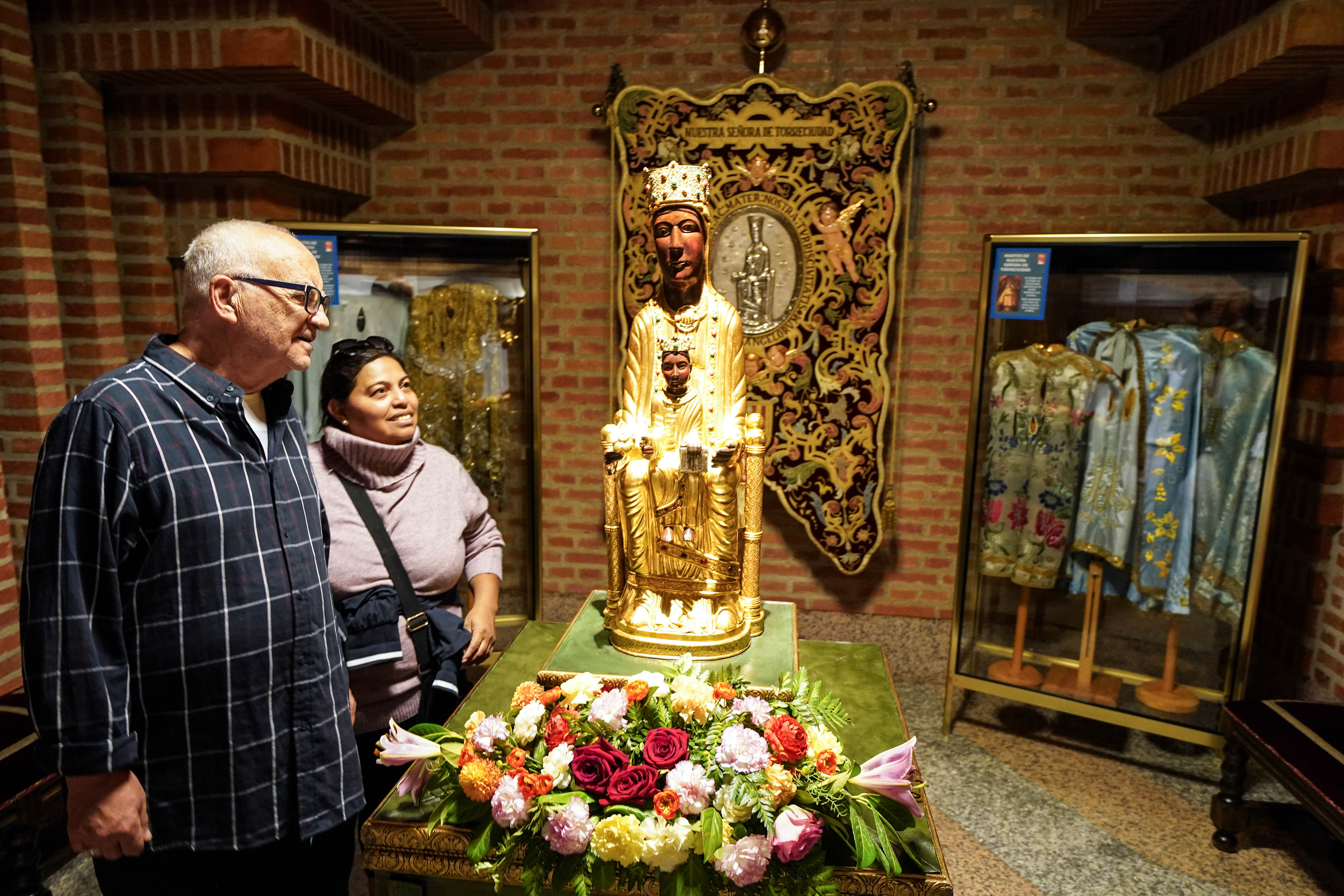 Réplica de la Virgen de Torreciudad.