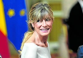 Begoña Gómez, esposa del presidente del Gobierno, en un acto el pasado junio.