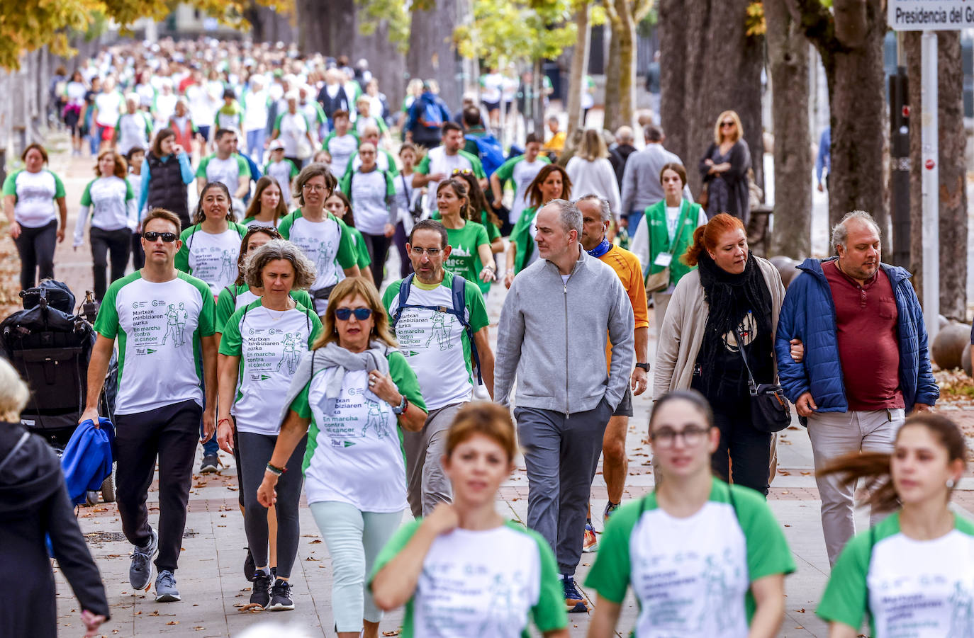 La marcha contra el cáncer, en imágenes