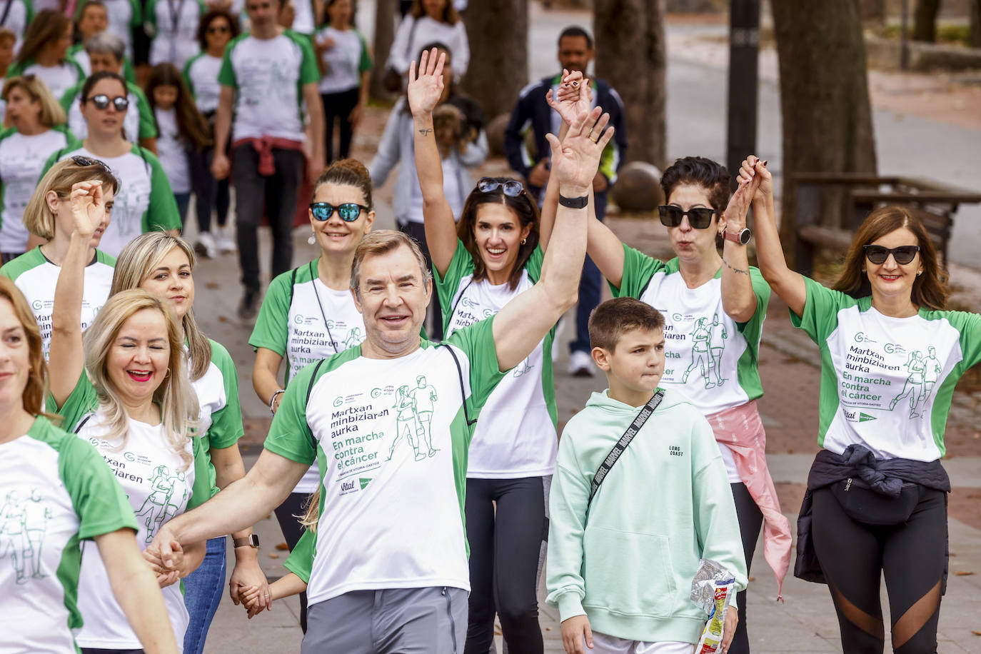 La marcha contra el cáncer, en imágenes