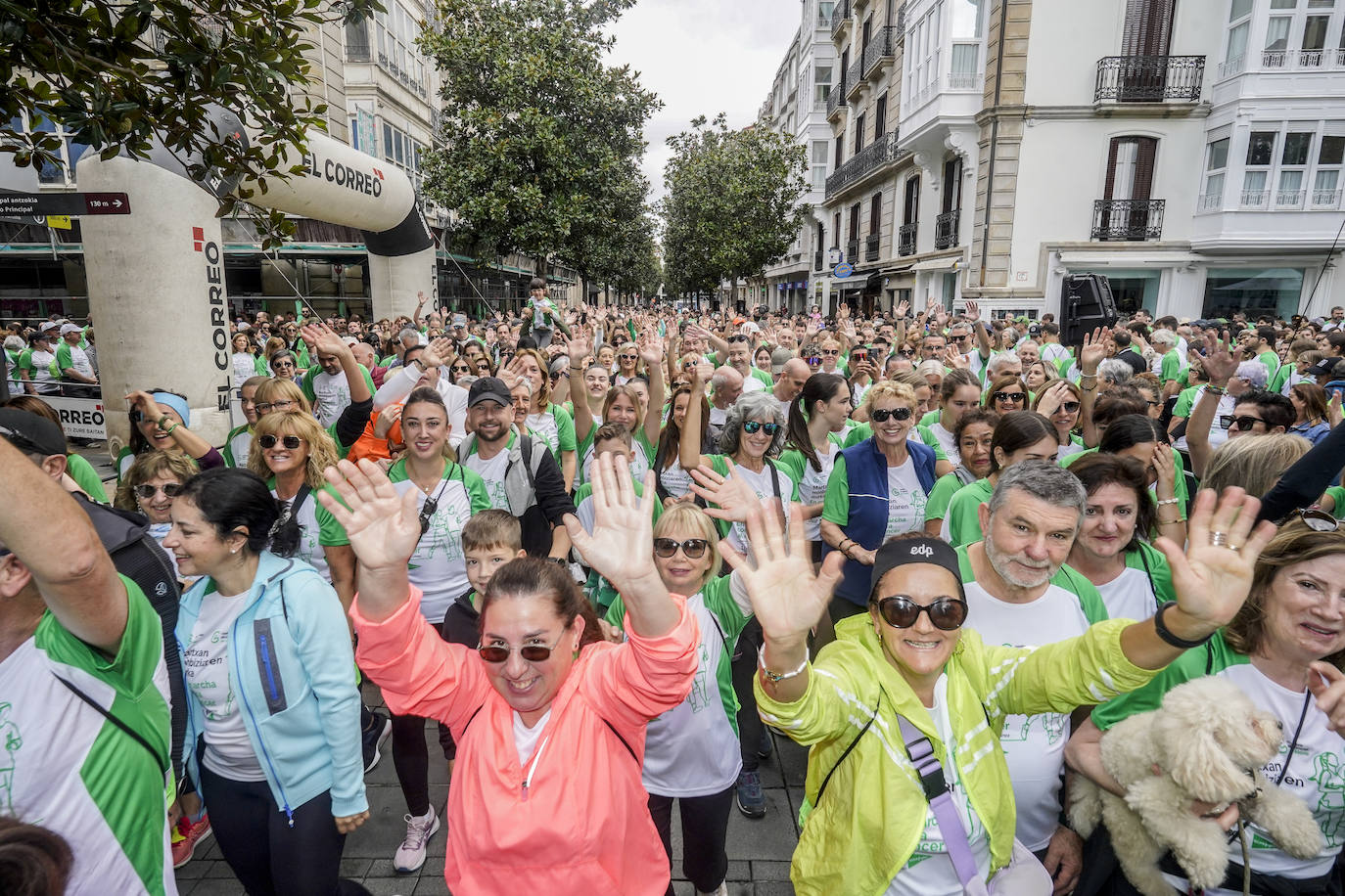 La marcha contra el cáncer, en imágenes