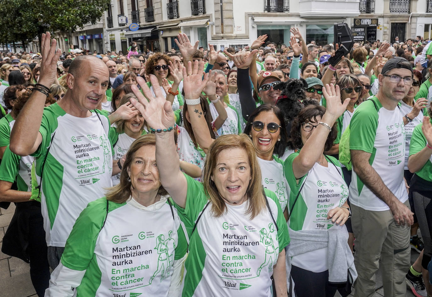 La marcha contra el cáncer, en imágenes