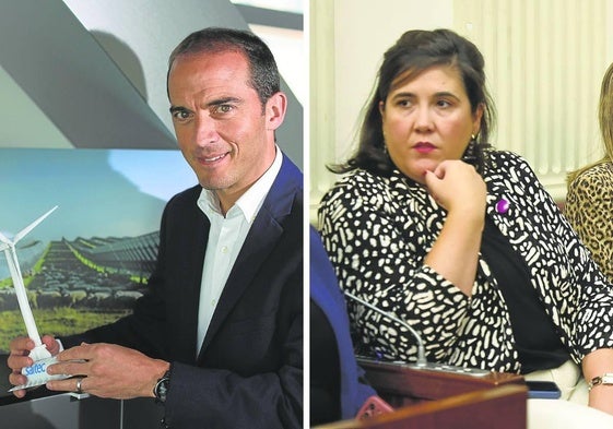 Iñigo Ansola, exdirectivo del EVE, y Jone Berriozabal, actual diputada foral alavesa.