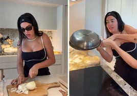 Así prepara Georgina Rodríguez la tortilla de patata: «Para cortar la cebolla me pongo gafas de Channel»