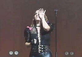 Las lágrimas de Leire en el último concierto de La Oreja de Van Gogh antes de anunciar su adiós